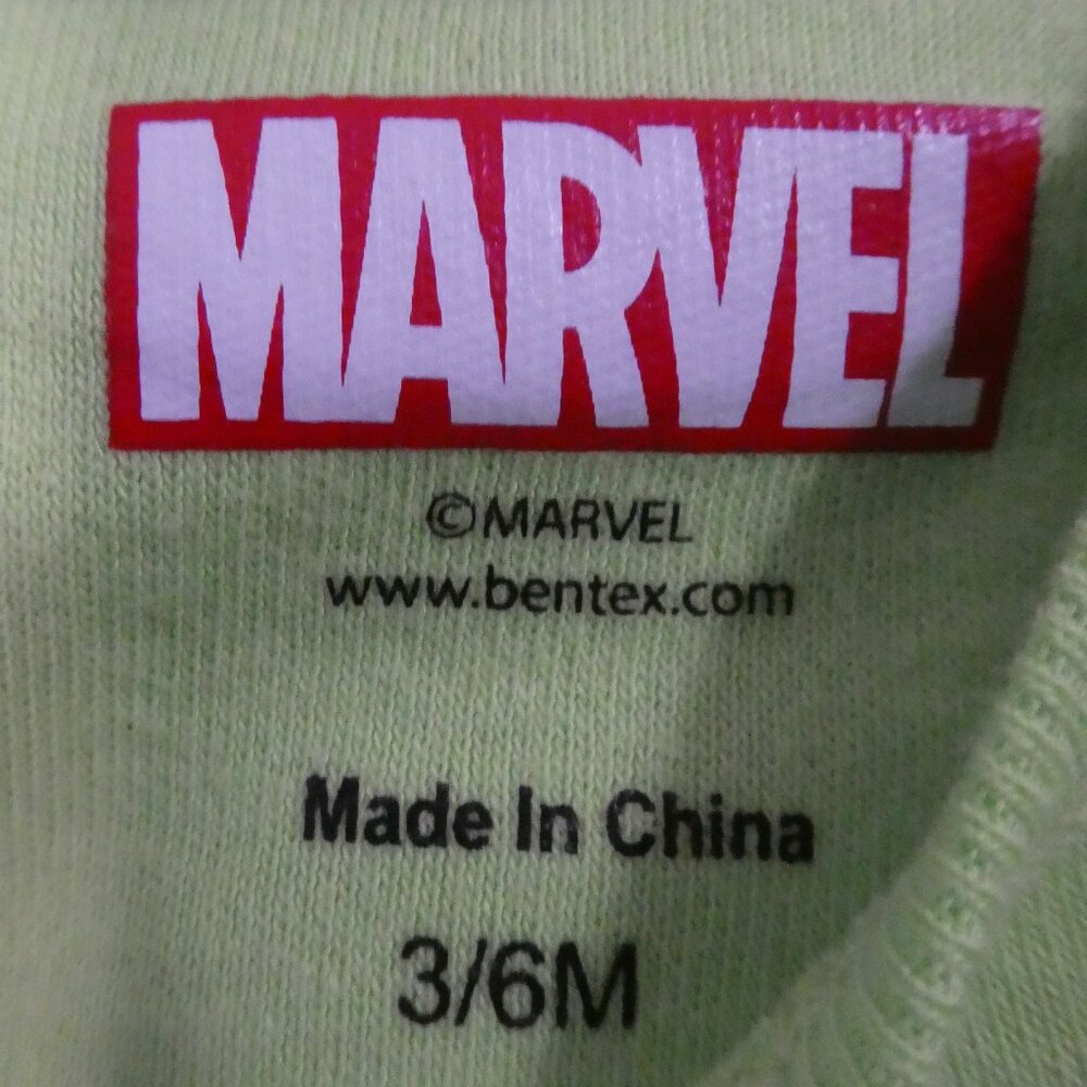MARVEL Incredible Hulk Baby Cosplay Bodysuit - 3/6 Months - NWOT - Picture 2 of 15